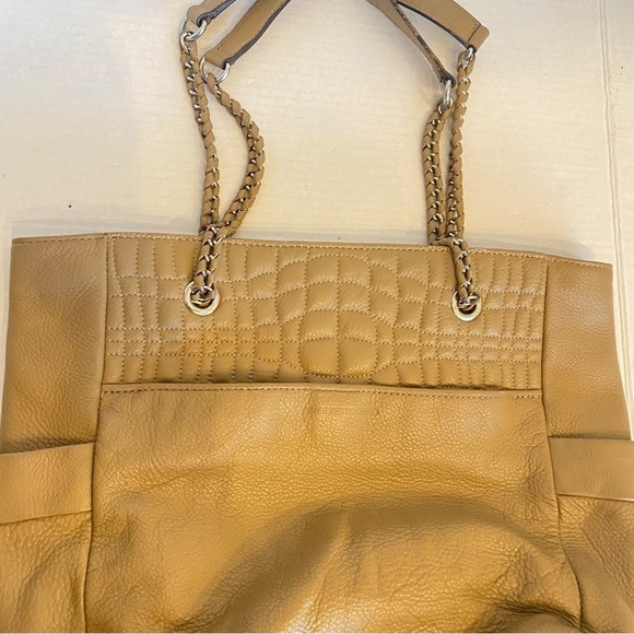 Aimee Kestenberg Tan Brown Pebbled Leather Purse Handbag - Picture 9 of 16